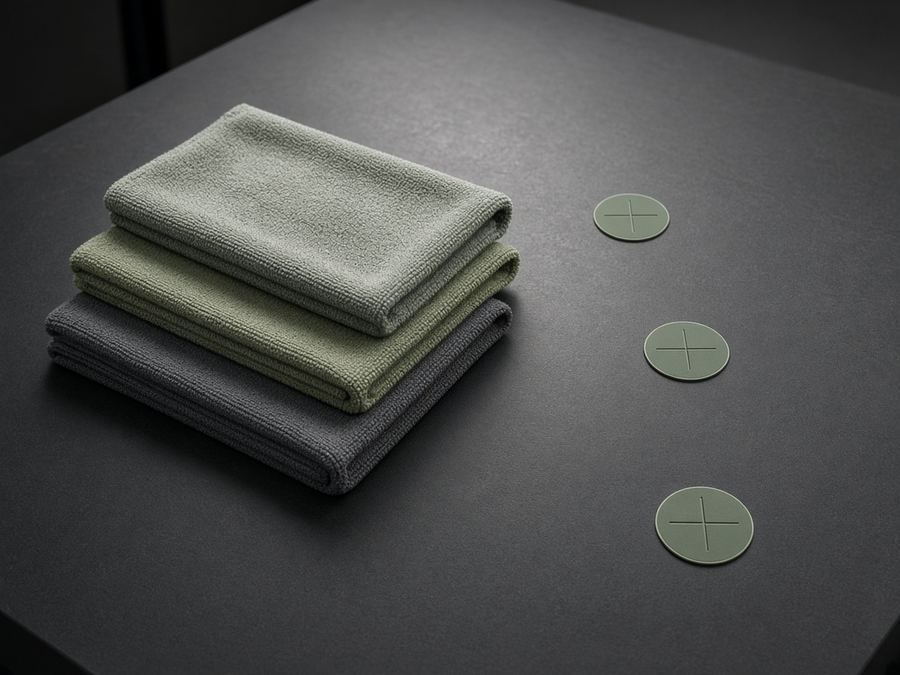 Alignment markers and cloths