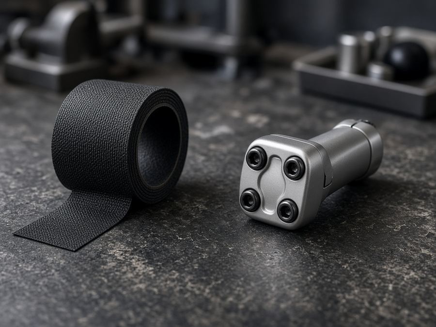 Handlebar tape and stem bolts